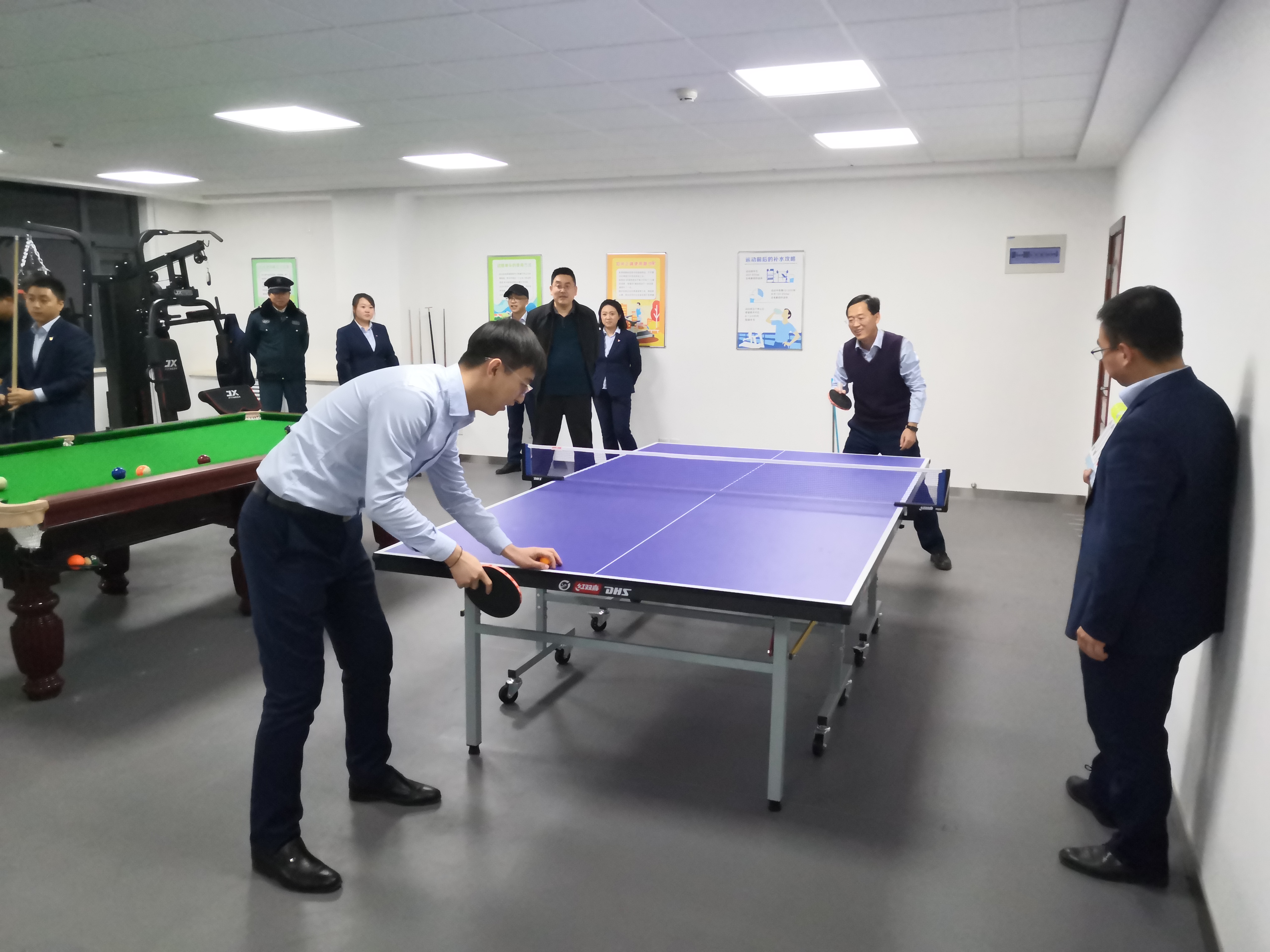 泓源公司舉辦“慶元旦、迎新春”職工乒乓球臺球比賽(圖4)